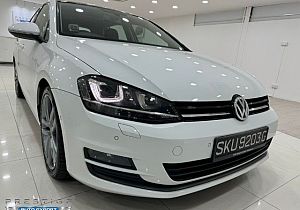 Volkswagen Golf A7 1.4 TSI HID Sunroof 2015 Push Start White